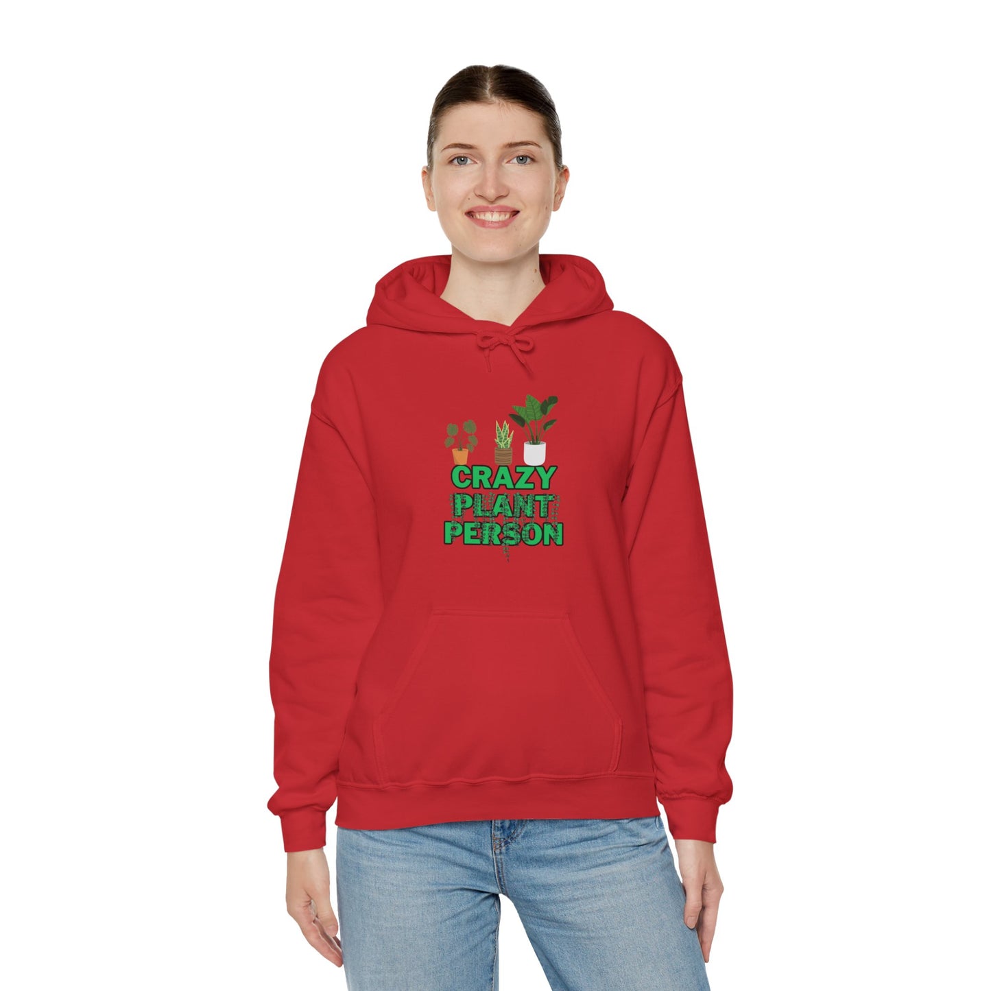 Unisex Heavy Blend™ Hooded Sweatshirt "Crazy plant Person"