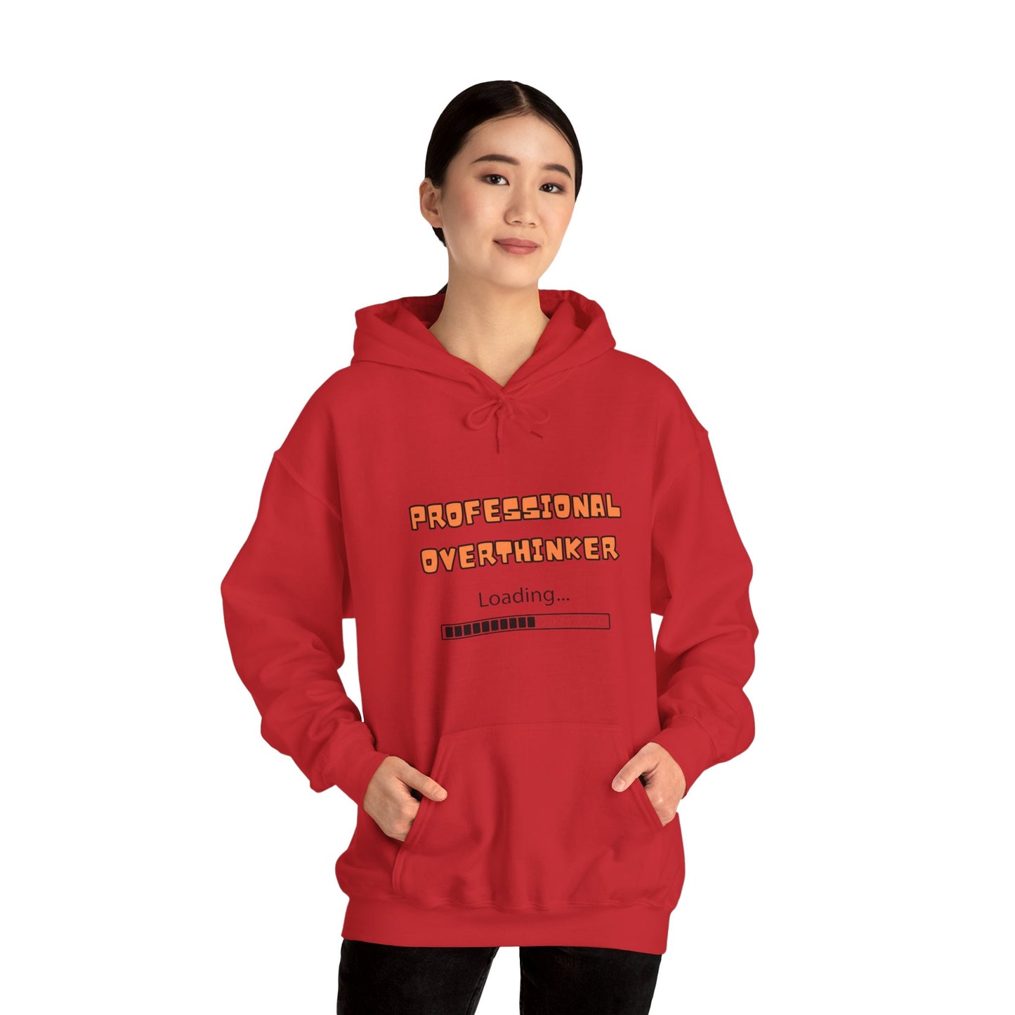 Unisex Heavy Blend™ Hooded Sweatshirt "Professional overthinker."