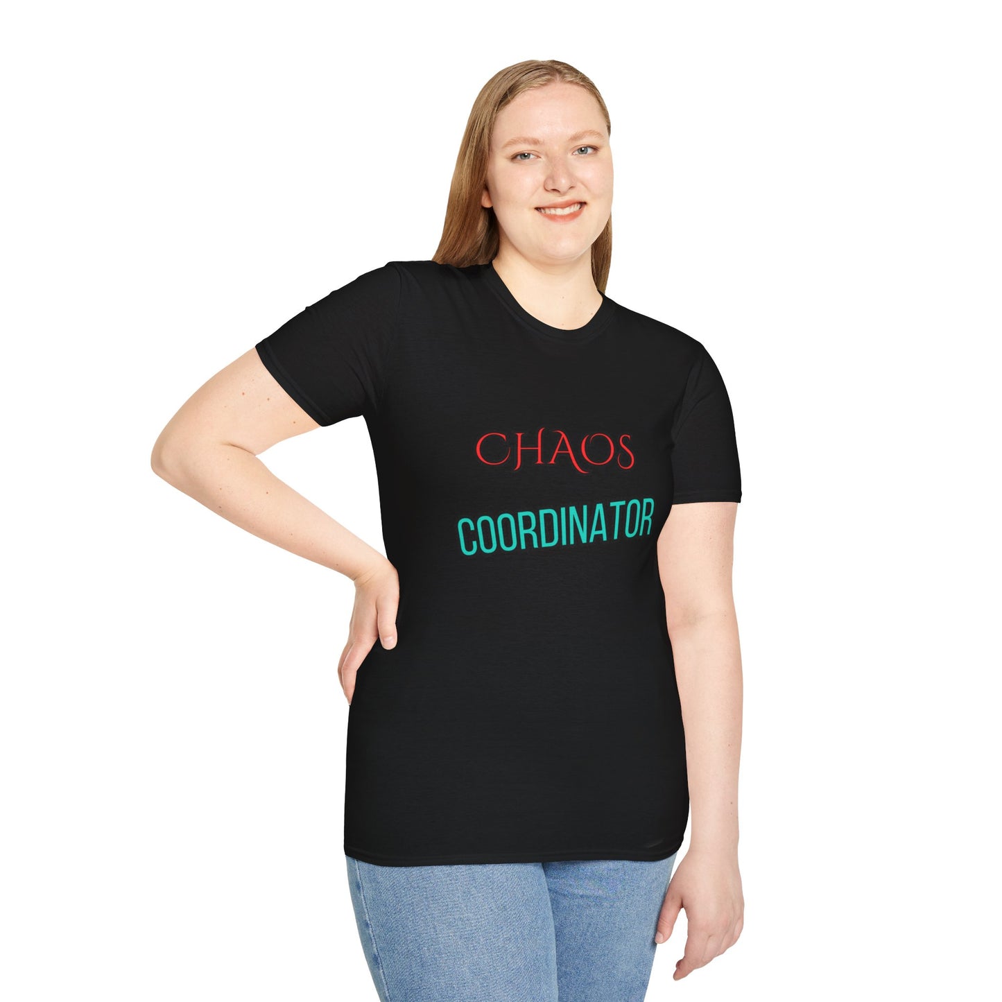 Unisex Softstyle T-Shirt "Chaos coordinator."