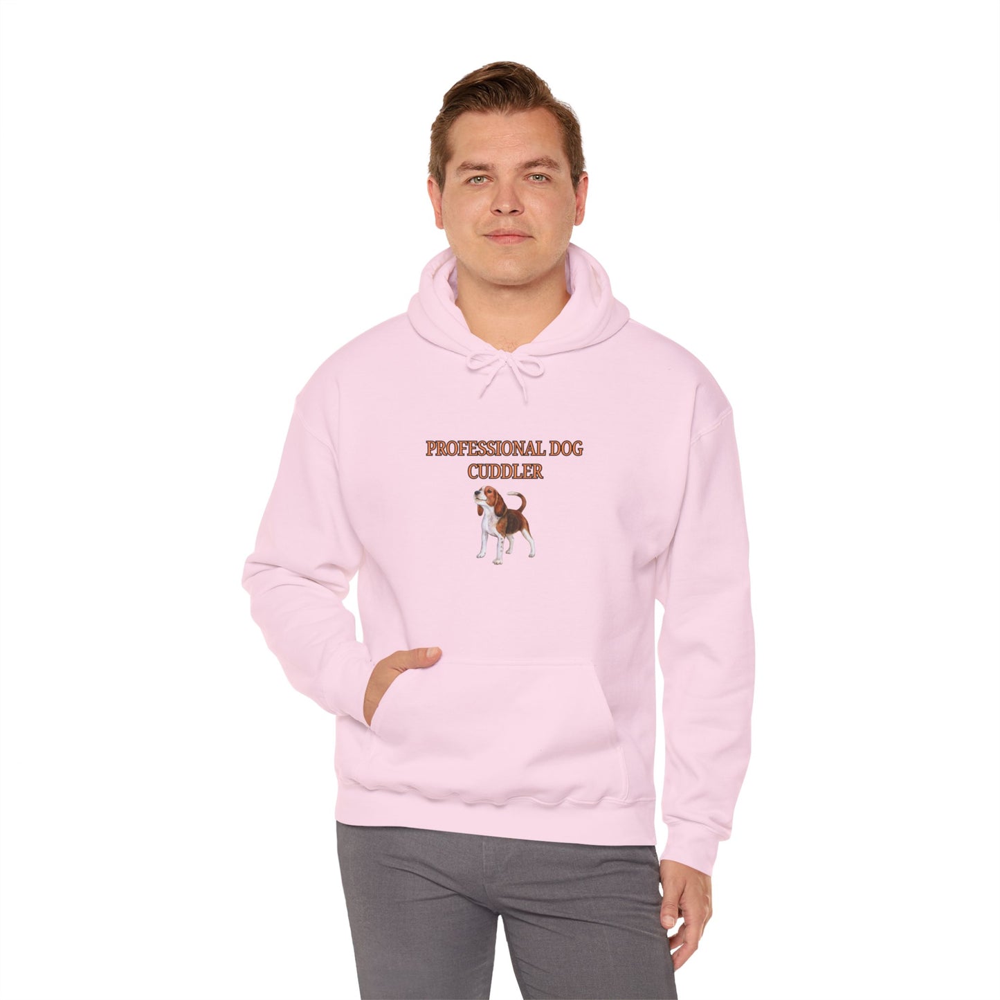 Unisex Heavy Blend™ Hooded Sweatshirt "Professional dog cuddler."