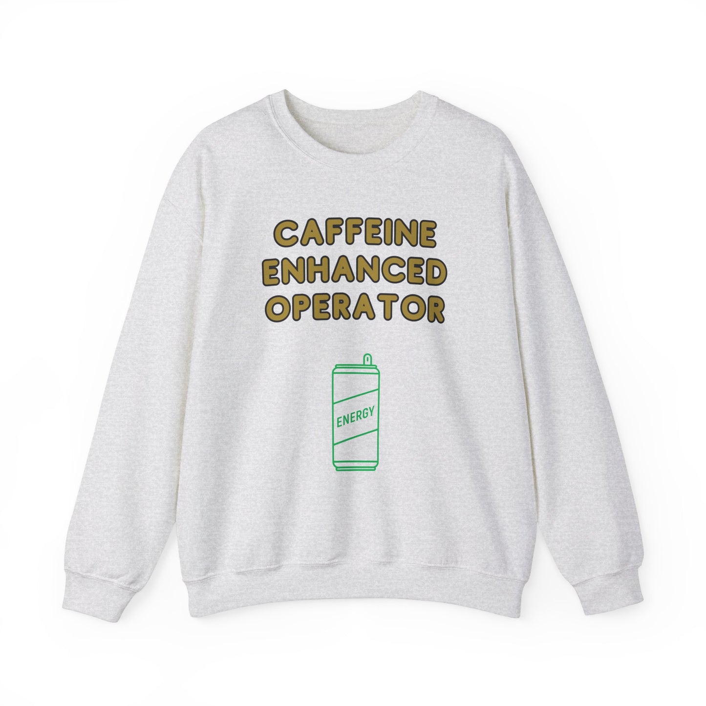 Unisex Heavy Blend™ Crewneck Sweatshirt "Caffeine-Enhanced Operator"