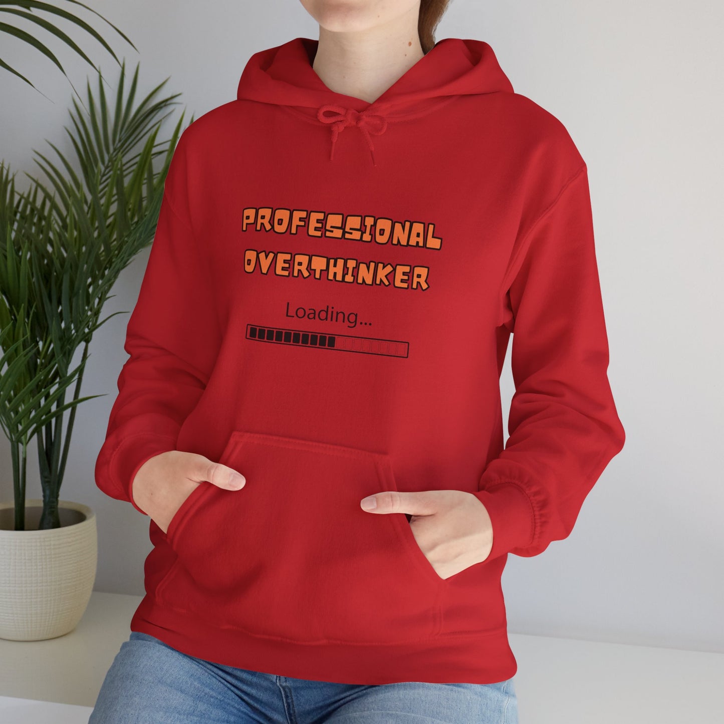 Unisex Heavy Blend™ Hooded Sweatshirt "Professional overthinker."