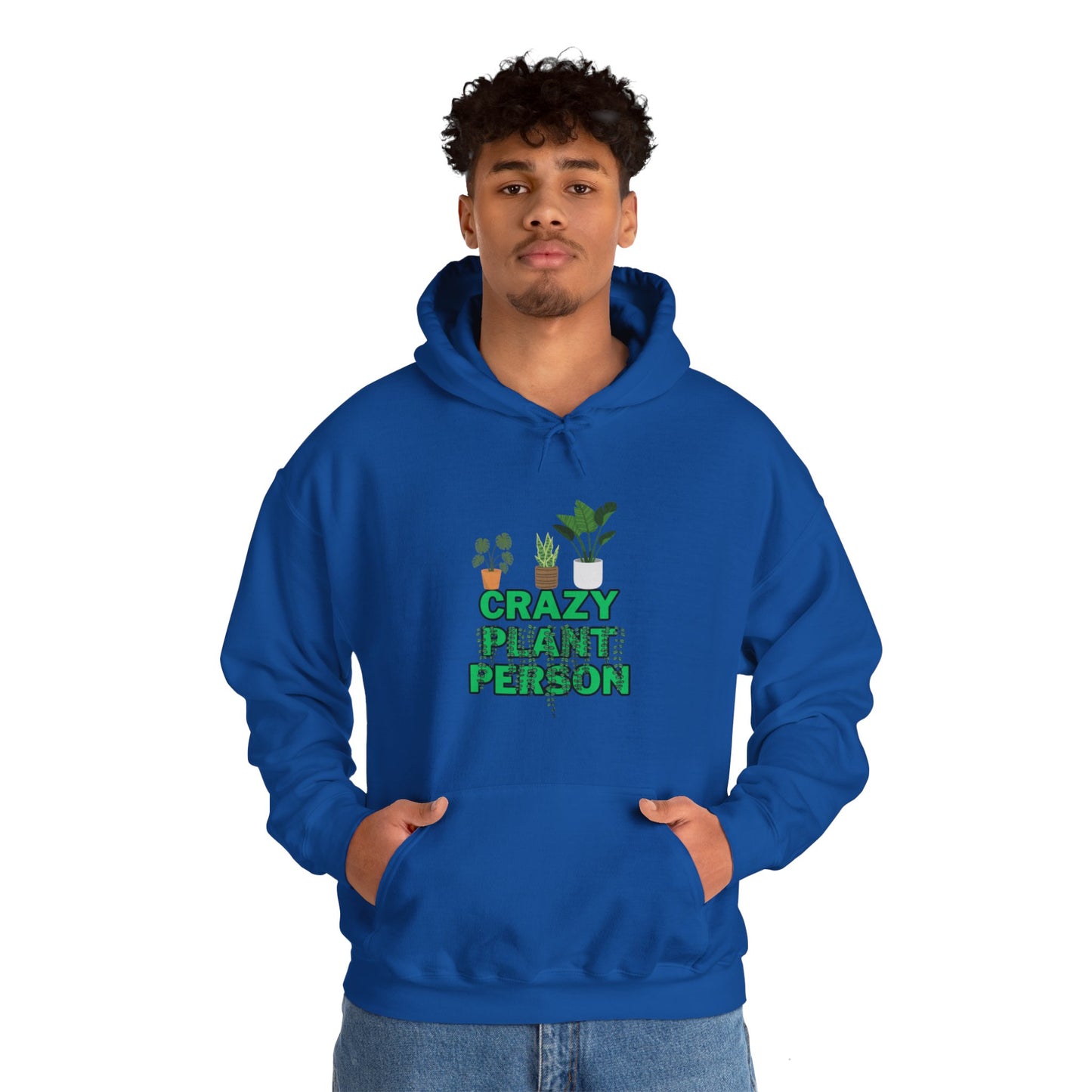 Unisex Heavy Blend™ Hooded Sweatshirt "Crazy plant Person"