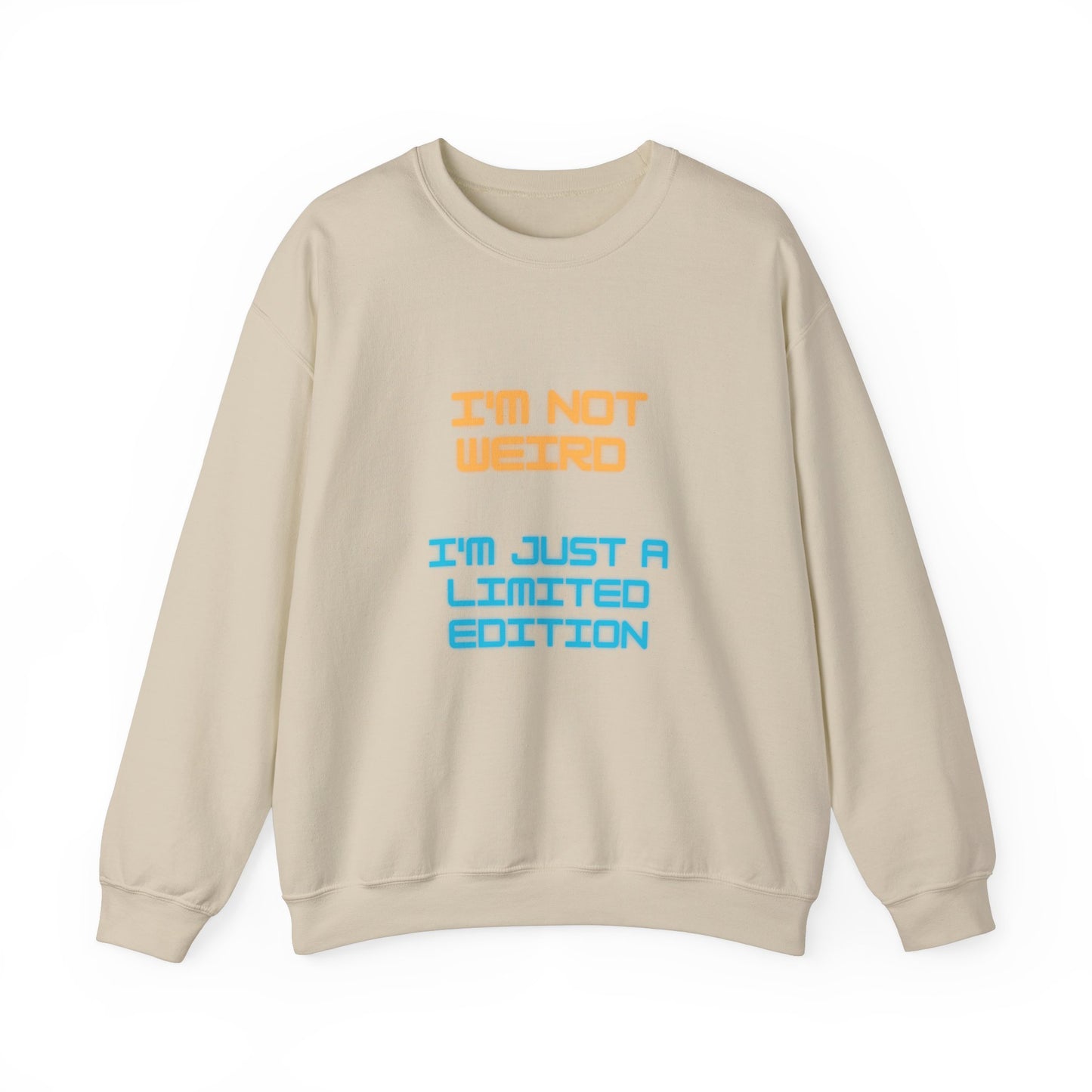 Unisex Heavy Blend™ Crewneck Sweatshirt "I'm not weird I'm just a limited edition"