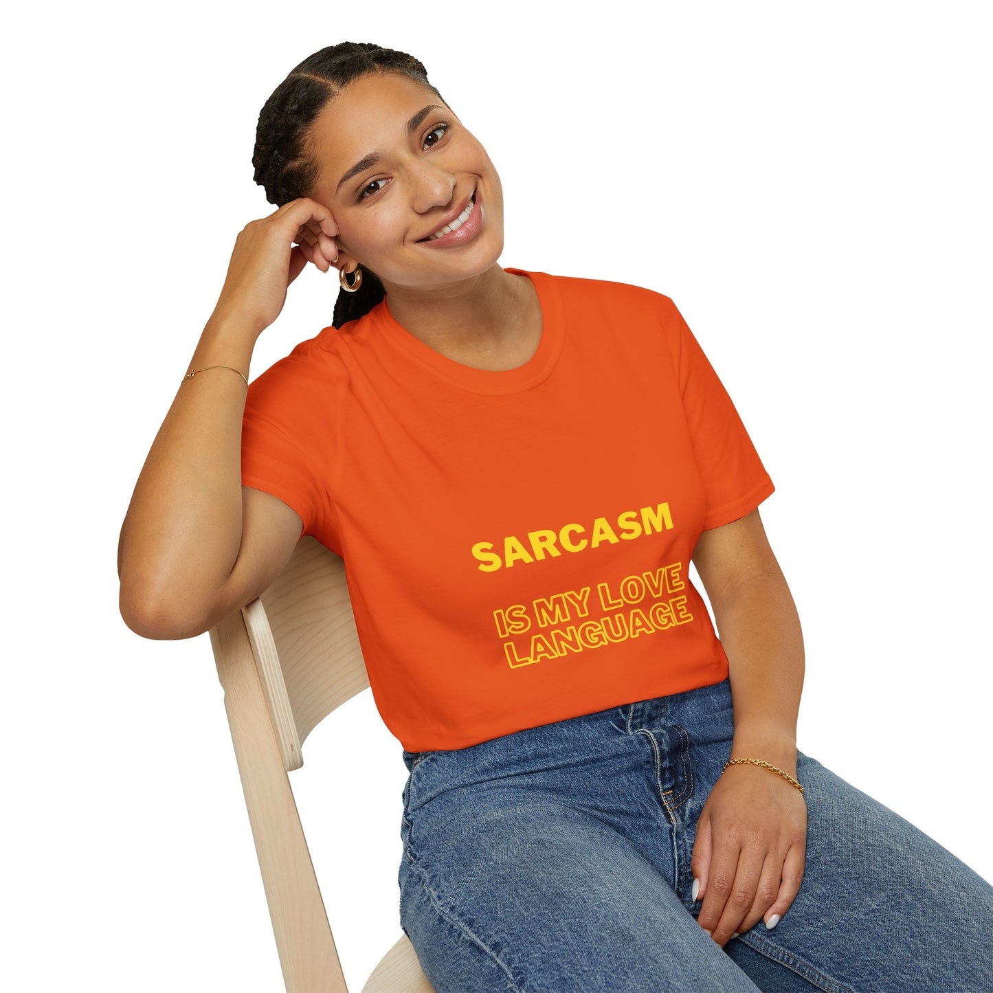 Unisex Softstyle T-Shirt "Sarcasm is my love language."