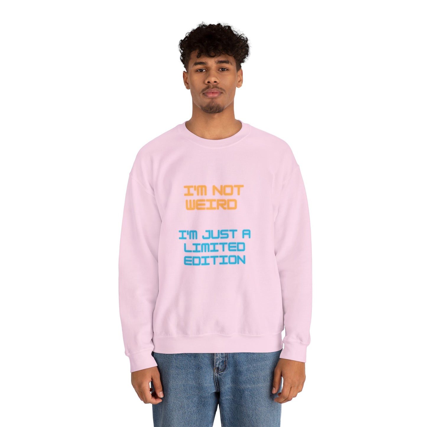 Unisex Heavy Blend™ Crewneck Sweatshirt "I'm not weird I'm just a limited edition"