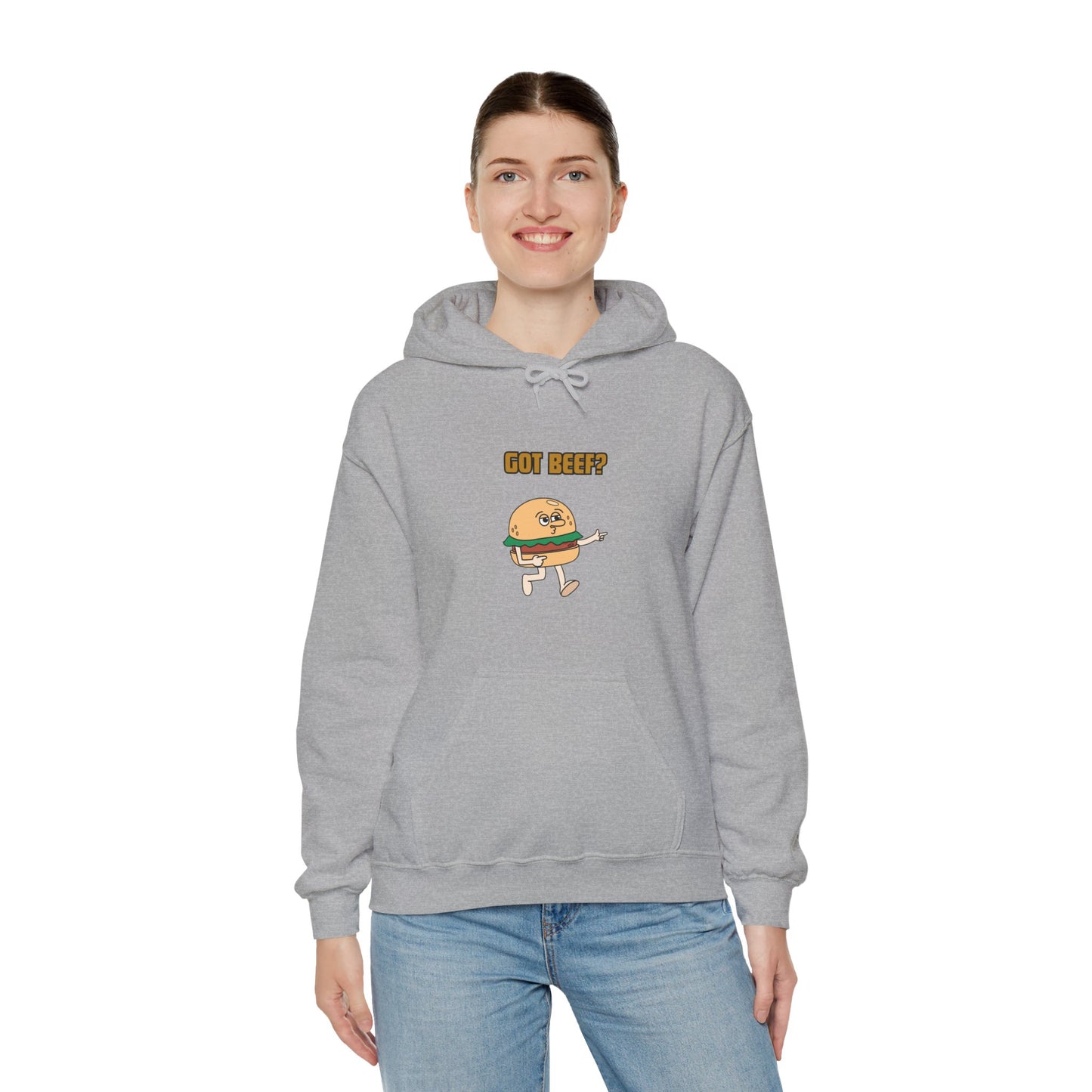 Unisex Heavy Blend™ Hooded Sweatshirt "Got Beef?"