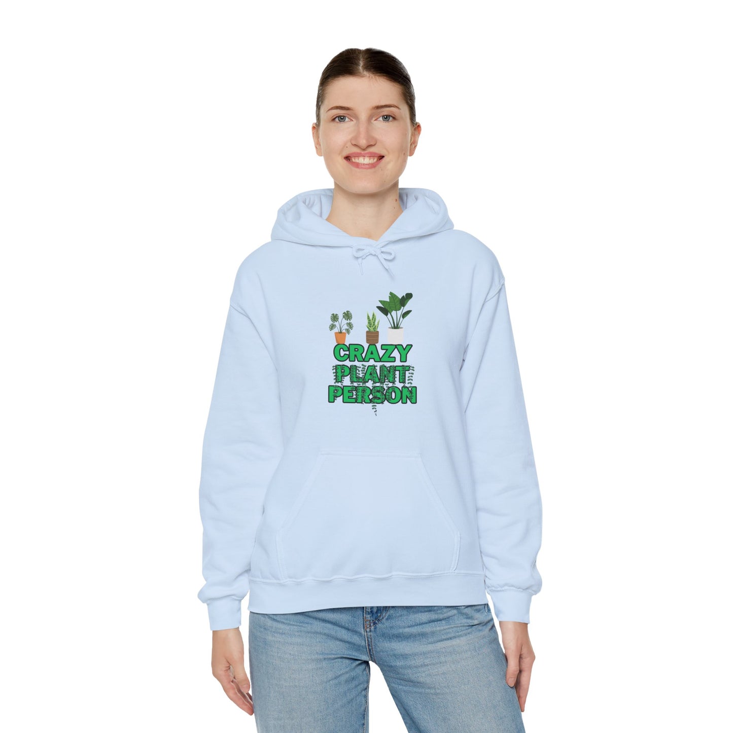 Unisex Heavy Blend™ Hooded Sweatshirt "Crazy plant Person"