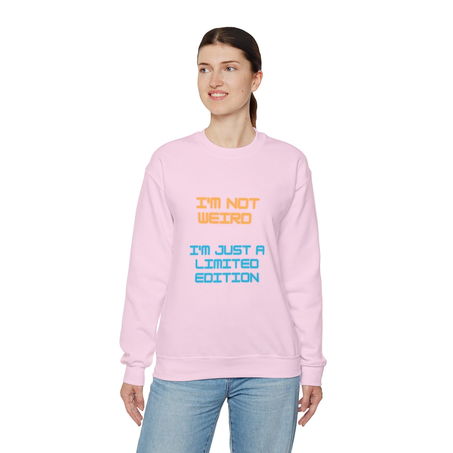 Unisex Heavy Blend™ Crewneck Sweatshirt "I'm not weird I'm just a limited edition"