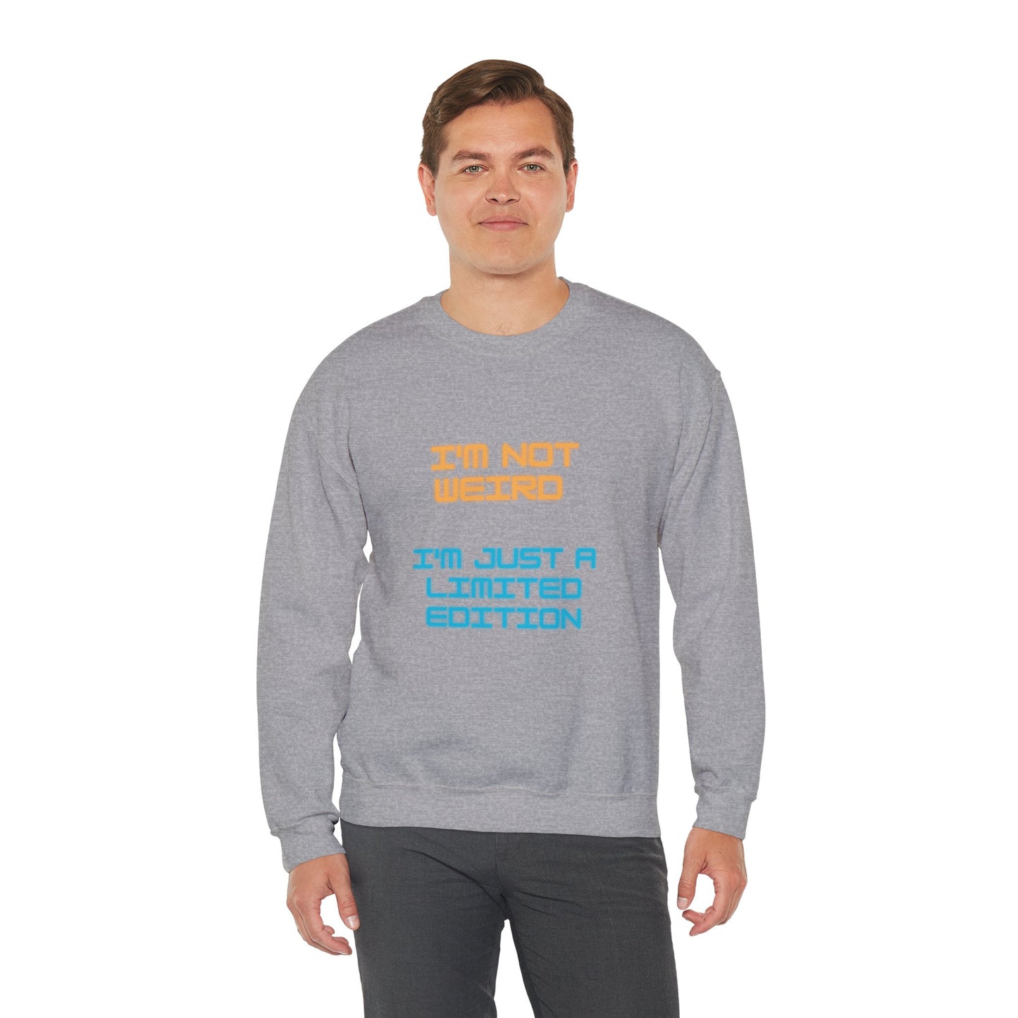 Unisex Heavy Blend™ Crewneck Sweatshirt "I'm not weird I'm just a limited edition"