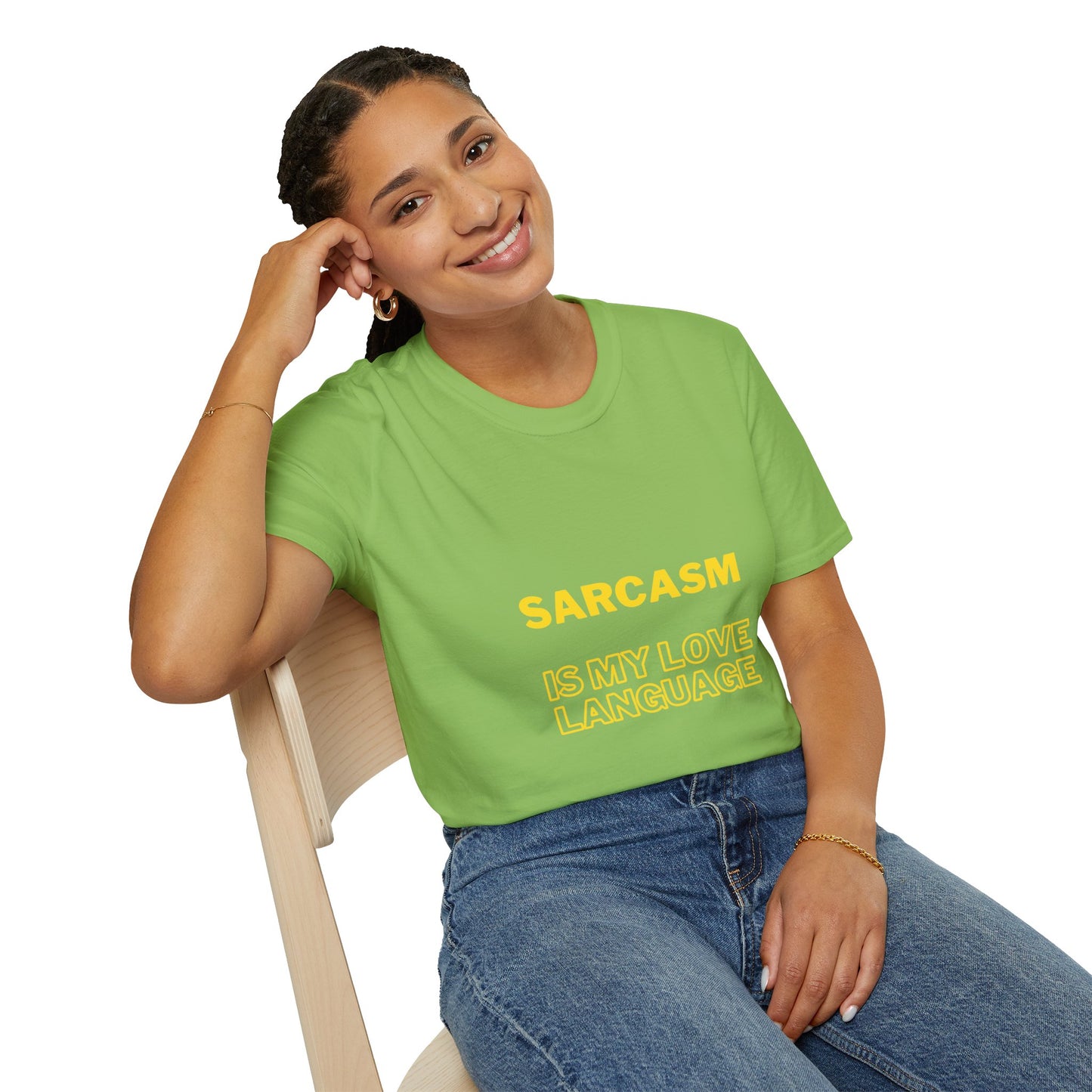 Unisex Softstyle T-Shirt "Sarcasm is my love language."