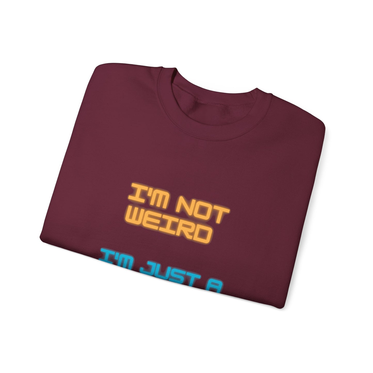 Unisex Heavy Blend™ Crewneck Sweatshirt "I'm not weird I'm just a limited edition"