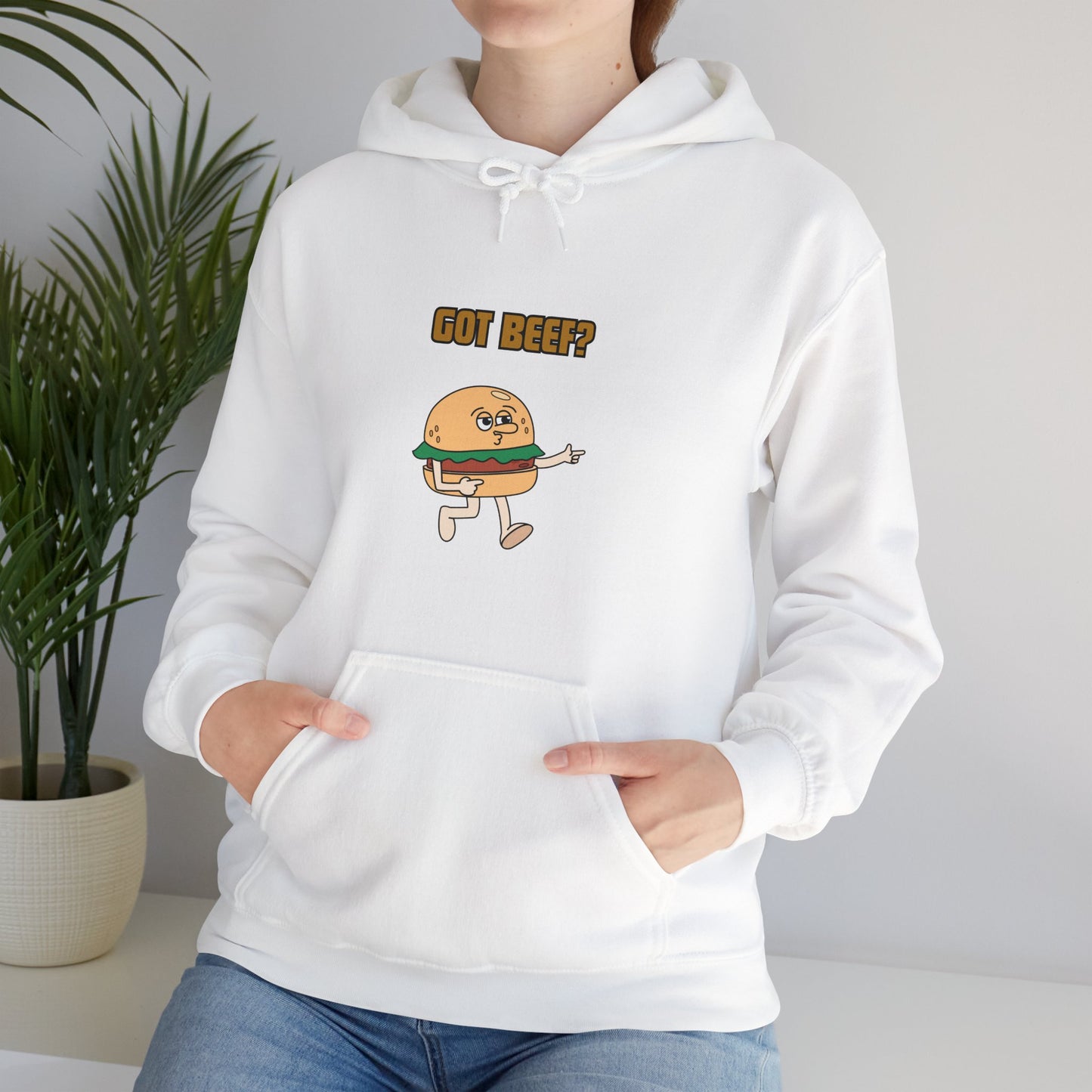 Unisex Heavy Blend™ Hooded Sweatshirt "Got Beef?"