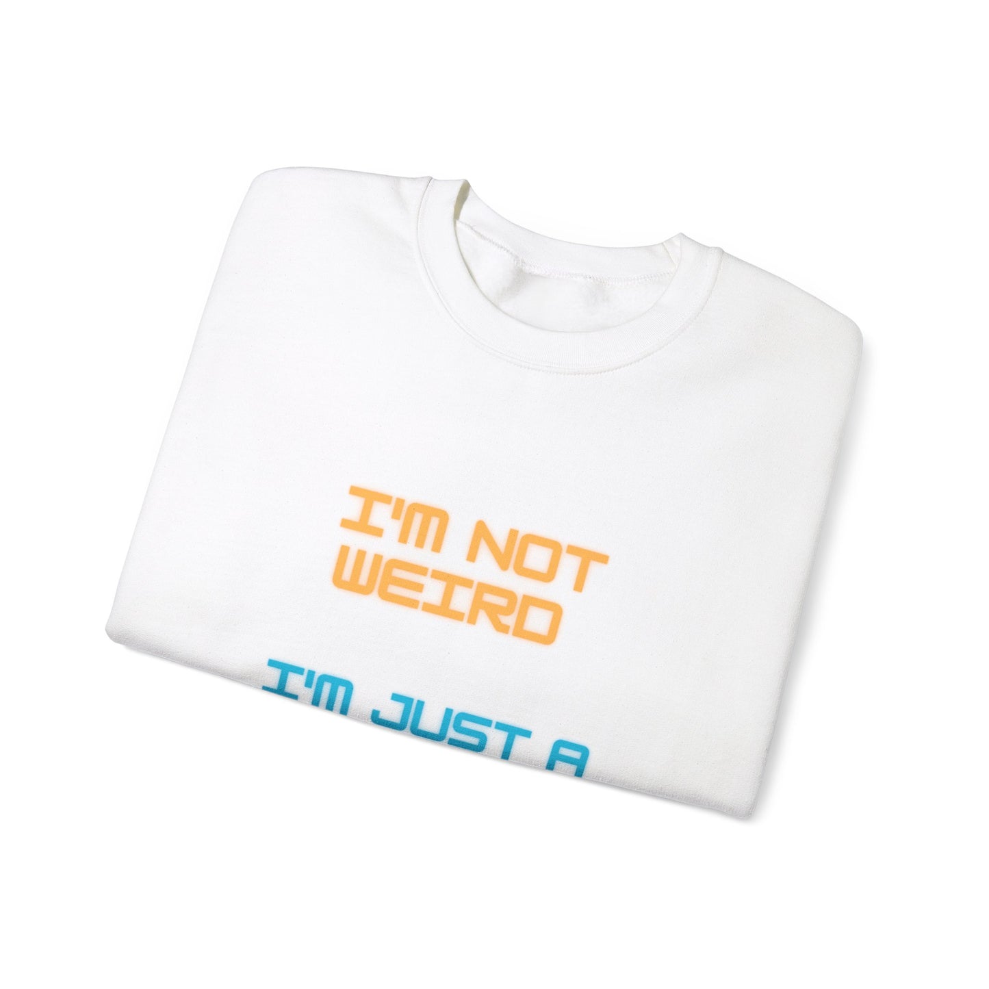 Unisex Heavy Blend™ Crewneck Sweatshirt "I'm not weird I'm just a limited edition"