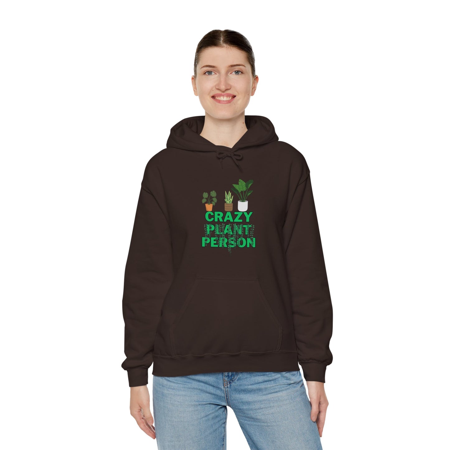 Unisex Heavy Blend™ Hooded Sweatshirt "Crazy plant Person"