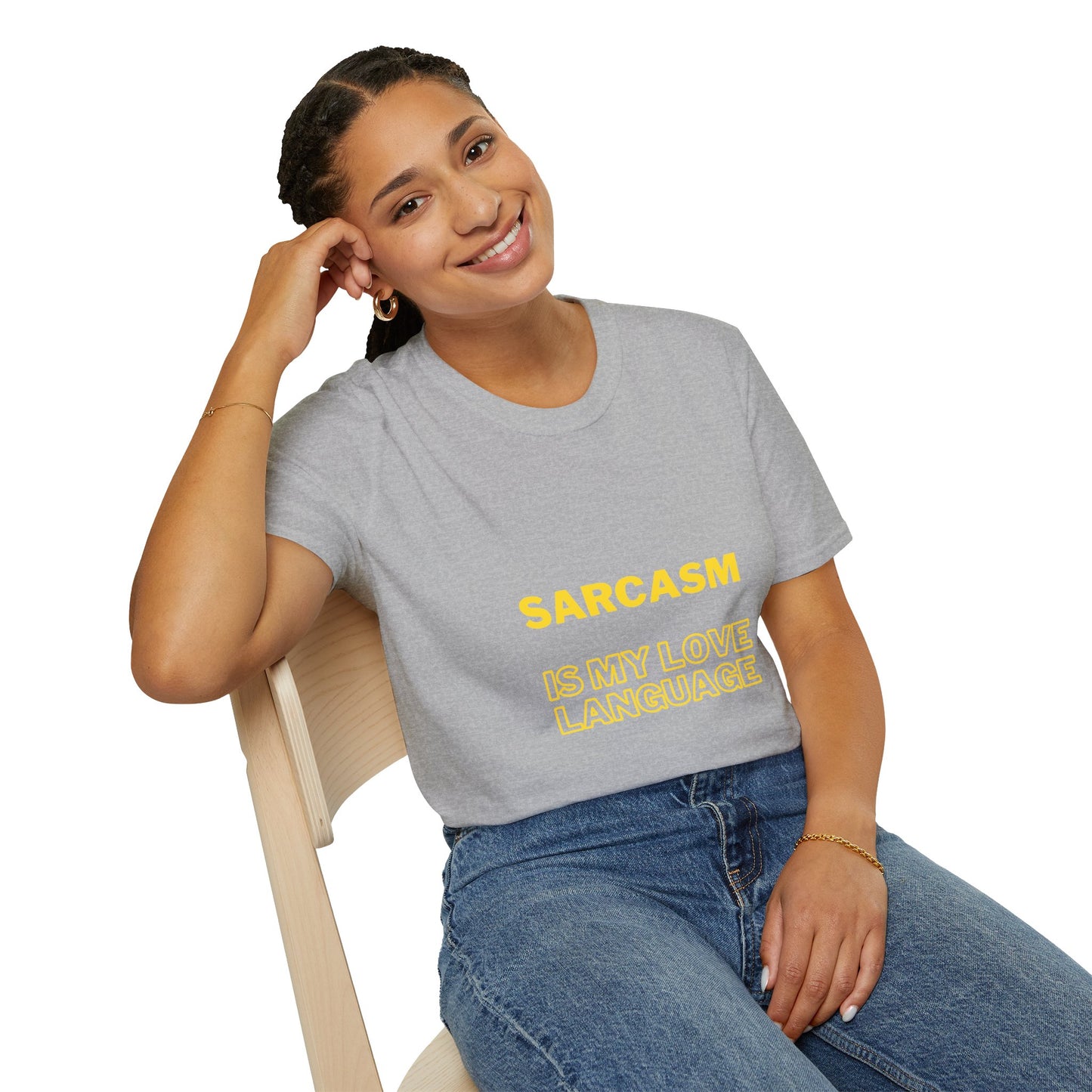 Unisex Softstyle T-Shirt "Sarcasm is my love language."