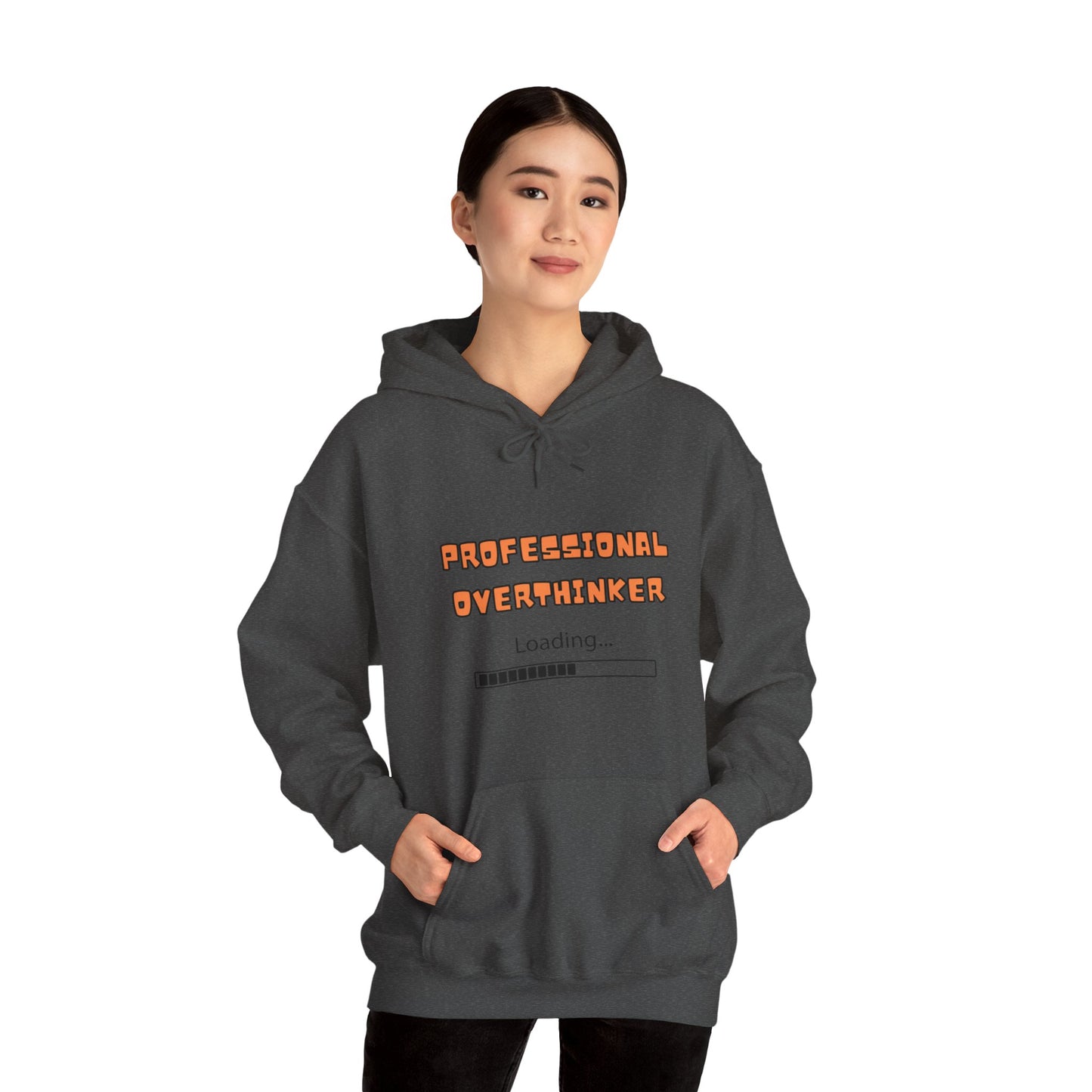 Unisex Heavy Blend™ Hooded Sweatshirt "Professional overthinker."