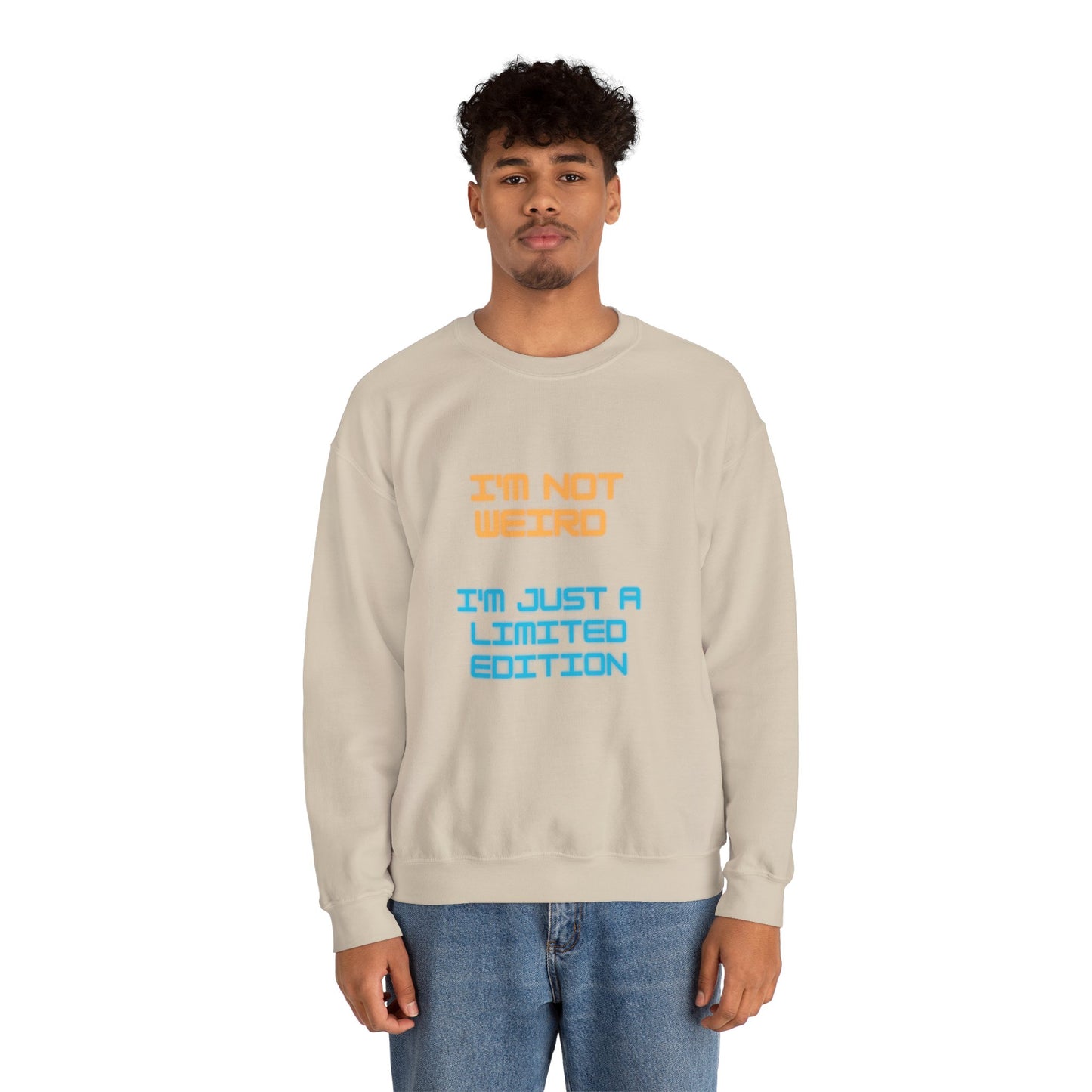 Unisex Heavy Blend™ Crewneck Sweatshirt "I'm not weird I'm just a limited edition"