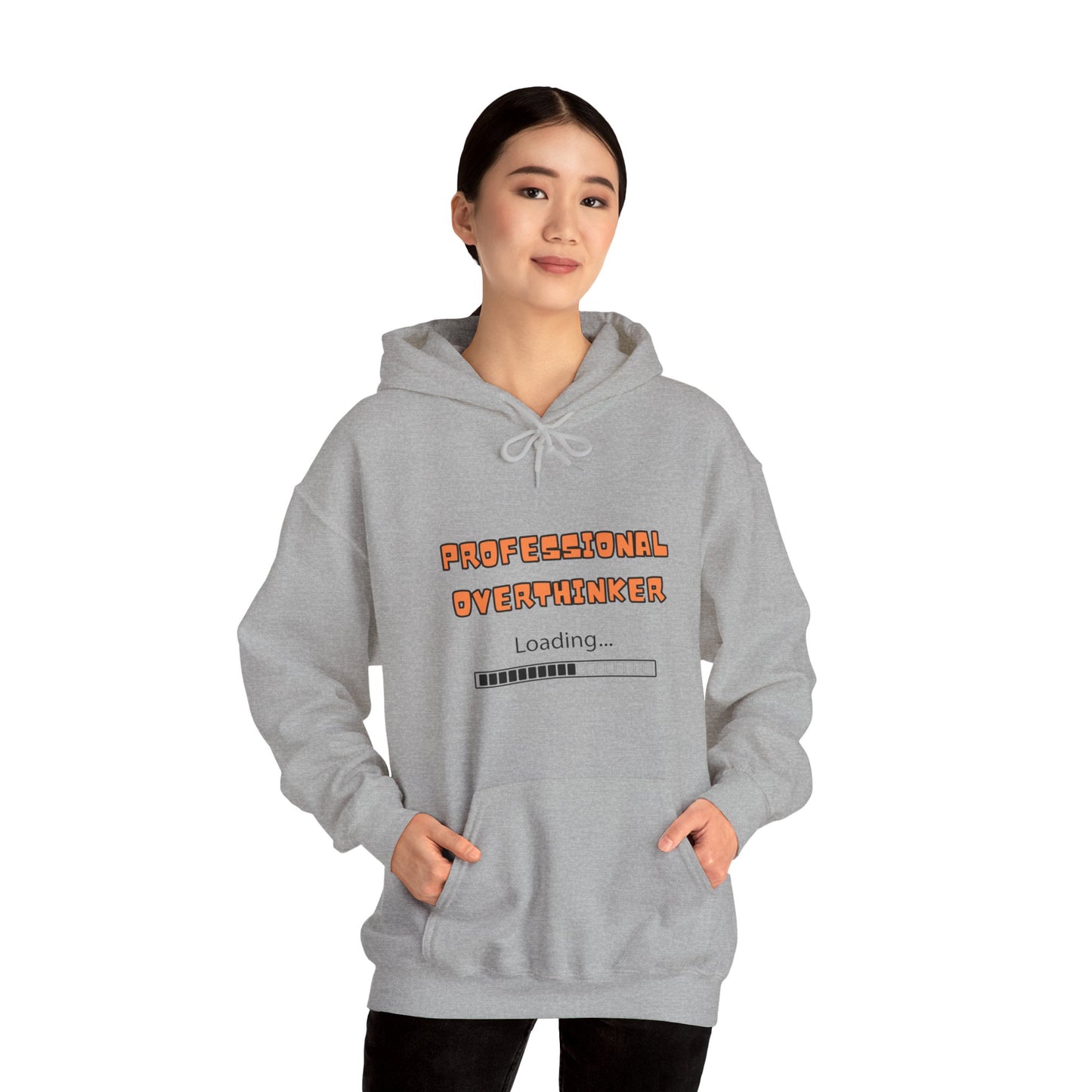 Unisex Heavy Blend™ Hooded Sweatshirt "Professional overthinker."