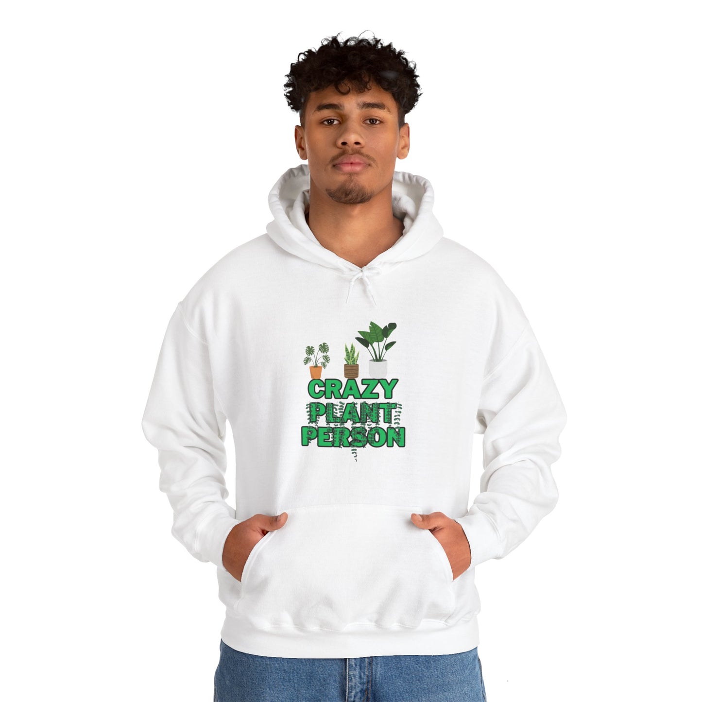 Unisex Heavy Blend™ Hooded Sweatshirt "Crazy plant Person"