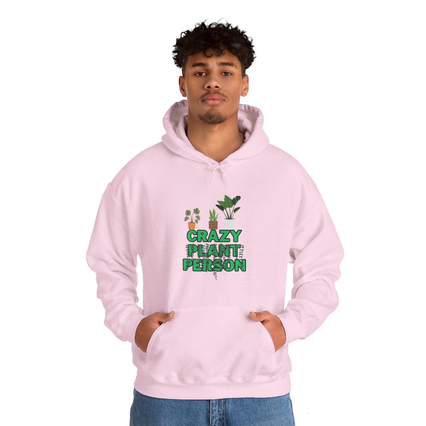 Unisex Heavy Blend™ Hooded Sweatshirt "Crazy plant Person"