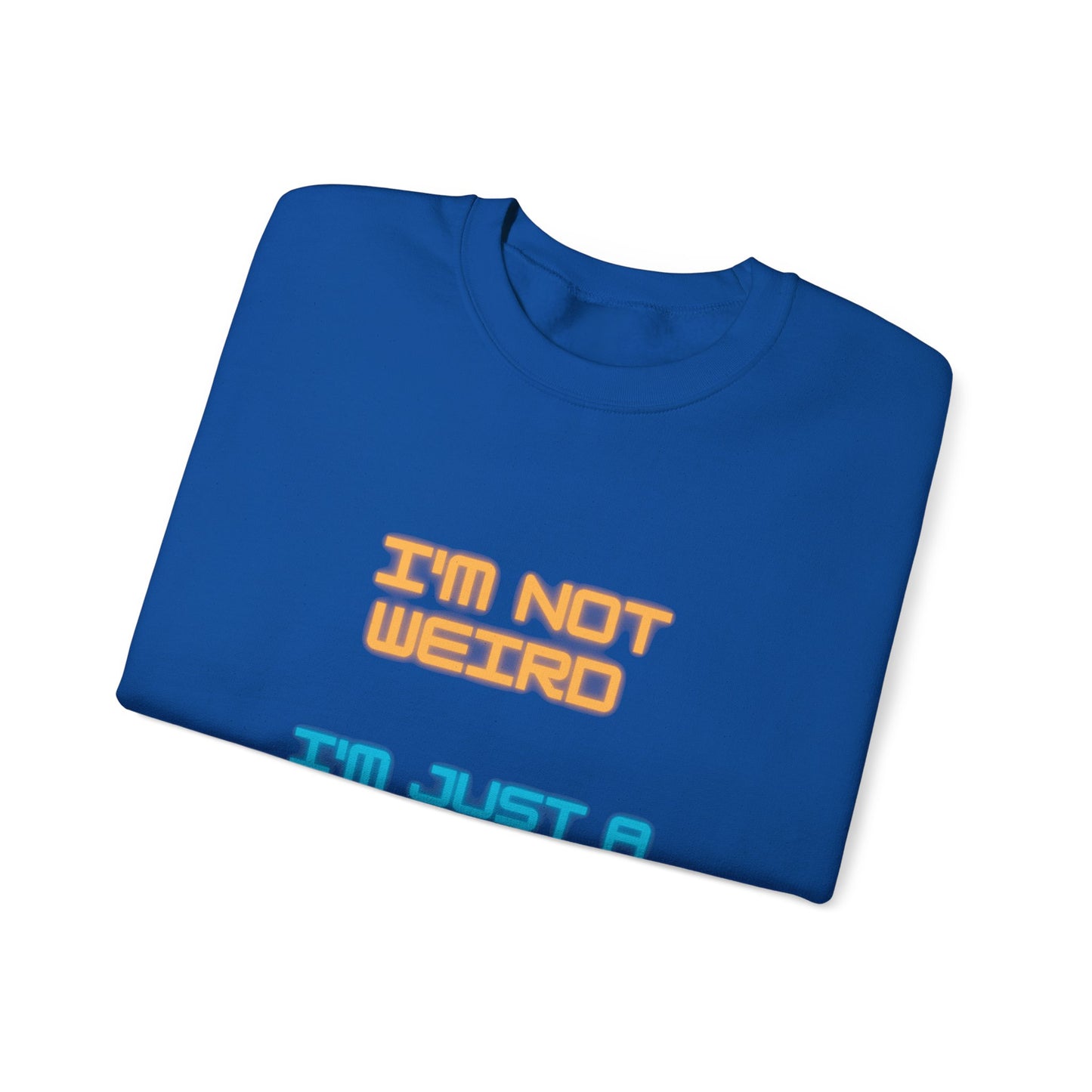 Unisex Heavy Blend™ Crewneck Sweatshirt "I'm not weird I'm just a limited edition"