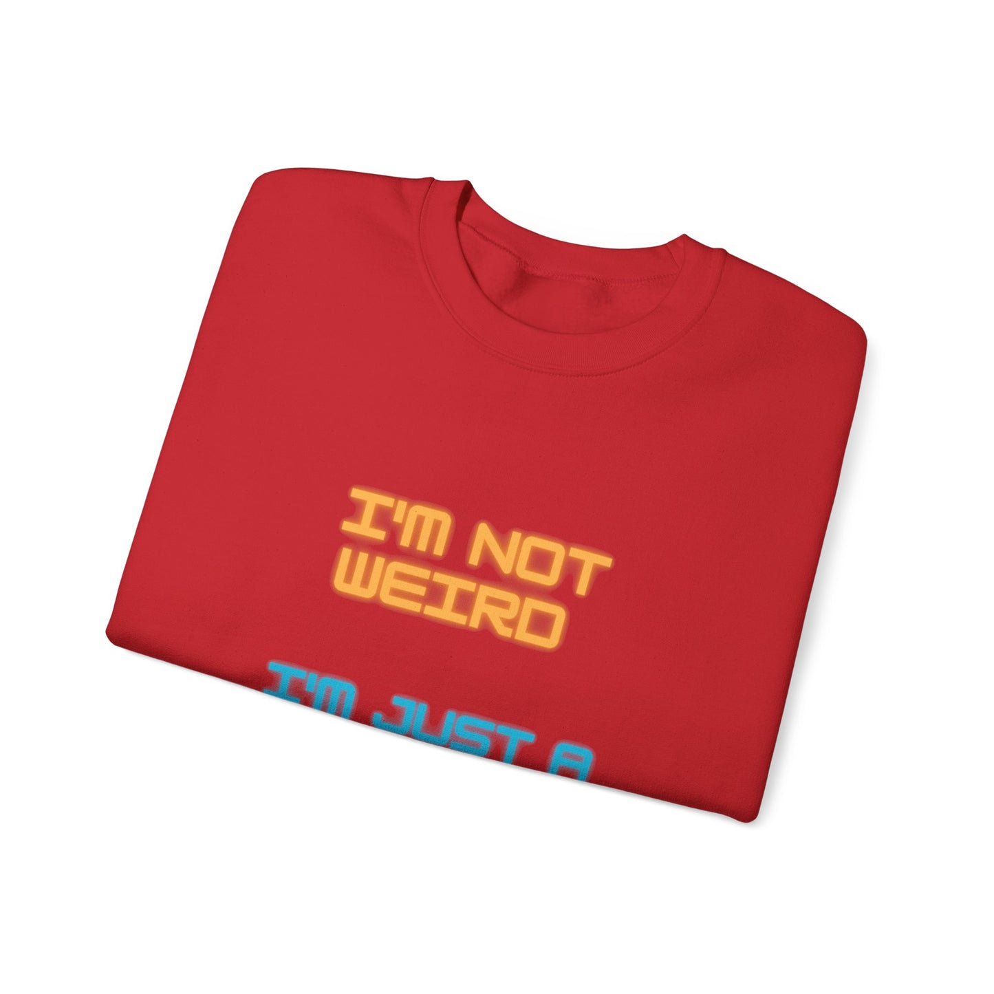 Unisex Heavy Blend™ Crewneck Sweatshirt "I'm not weird I'm just a limited edition"