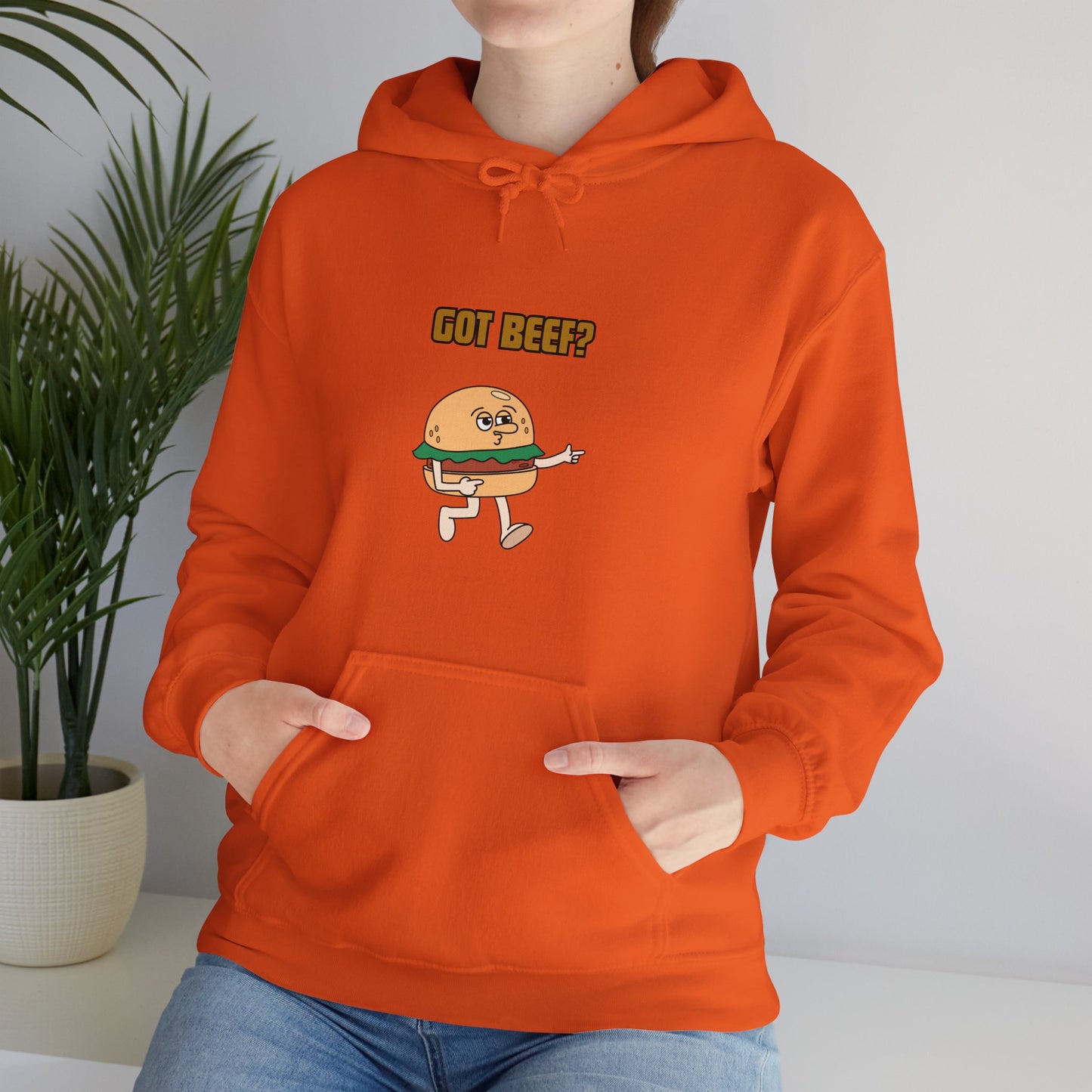 Unisex Heavy Blend™ Hooded Sweatshirt "Got Beef?"