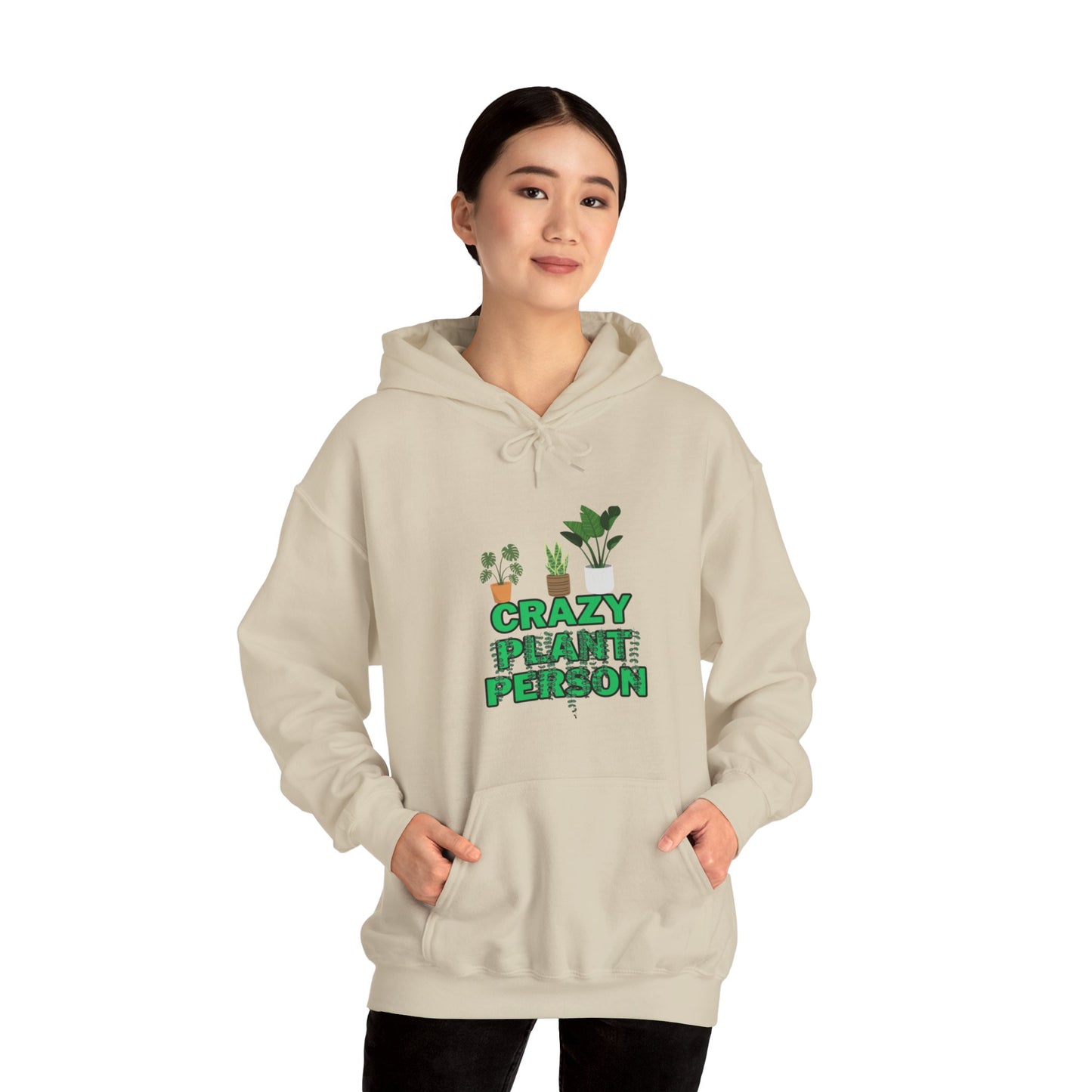 Unisex Heavy Blend™ Hooded Sweatshirt "Crazy plant Person"