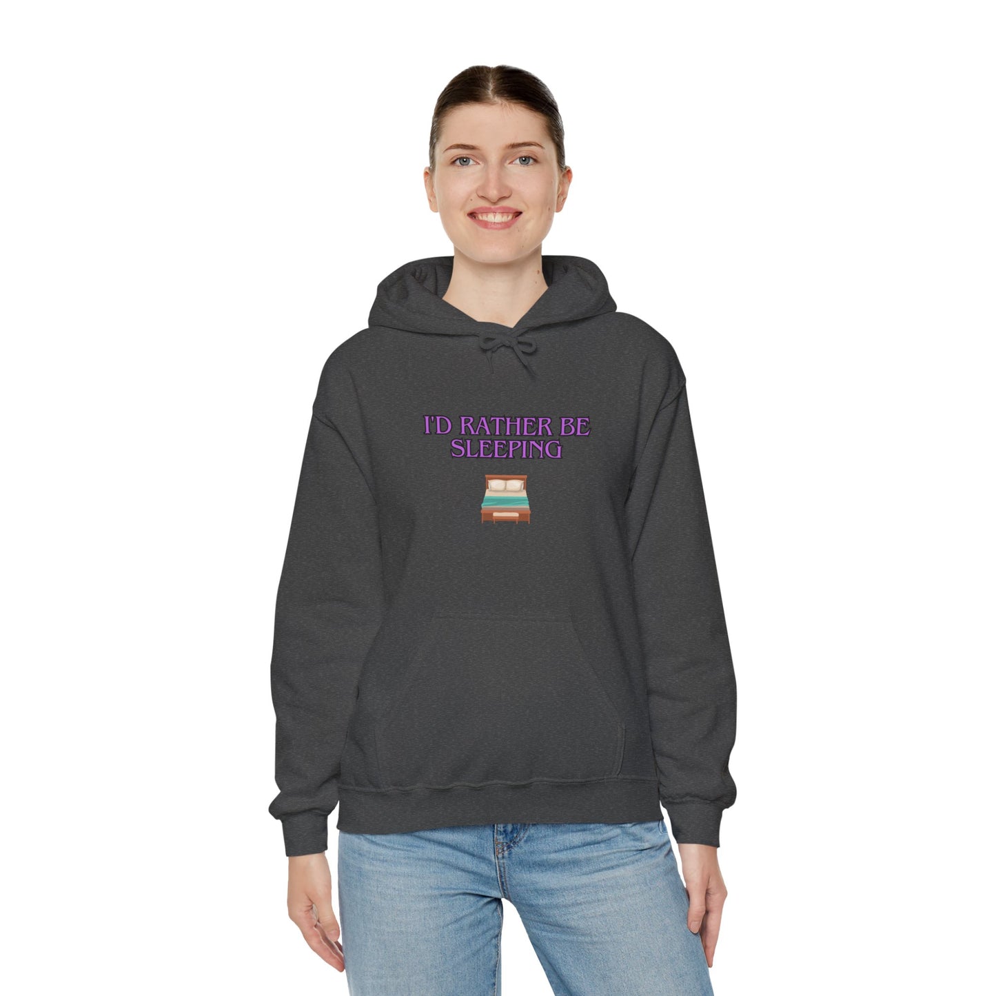 Unisex Heavy Blend™ Hooded Sweatshirt 'I'd rather be sleeping'