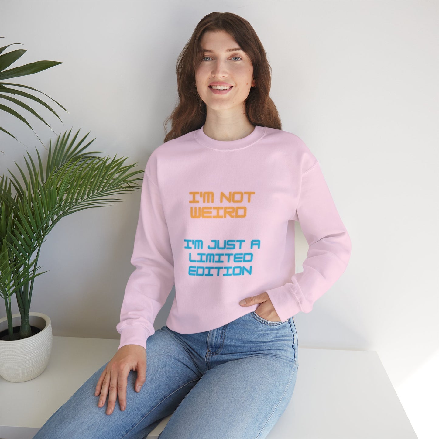 Unisex Heavy Blend™ Crewneck Sweatshirt "I'm not weird I'm just a limited edition"