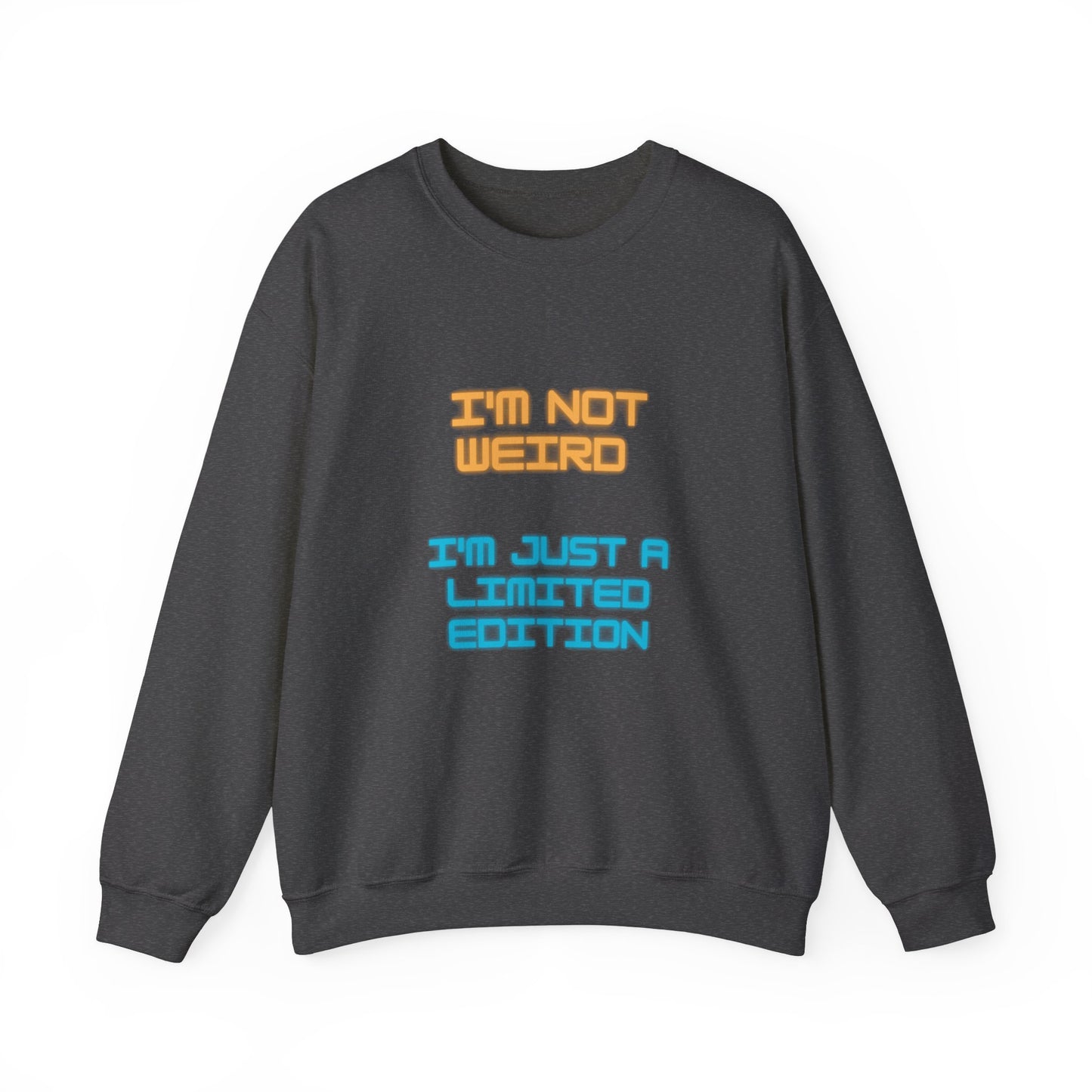 Unisex Heavy Blend™ Crewneck Sweatshirt "I'm not weird I'm just a limited edition"