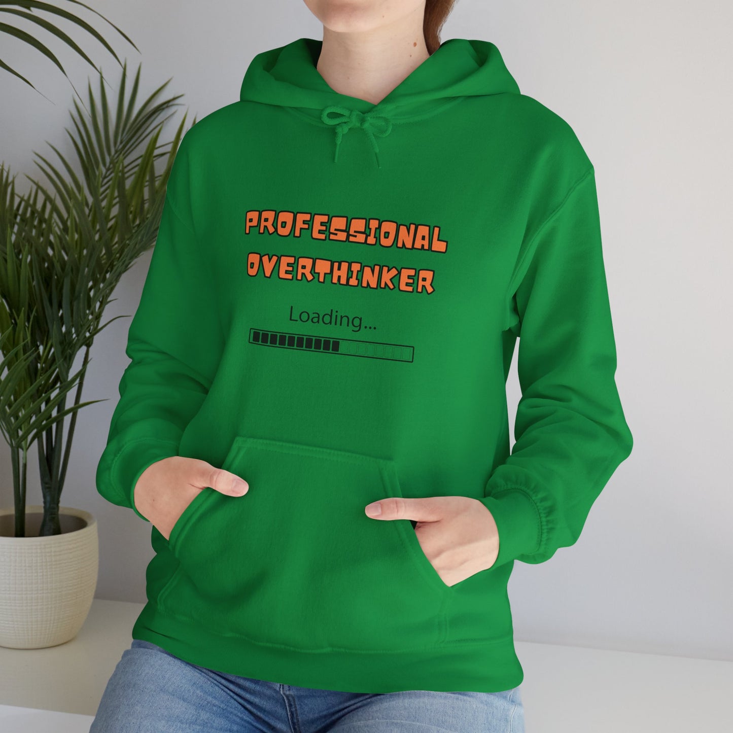 Unisex Heavy Blend™ Hooded Sweatshirt "Professional overthinker."