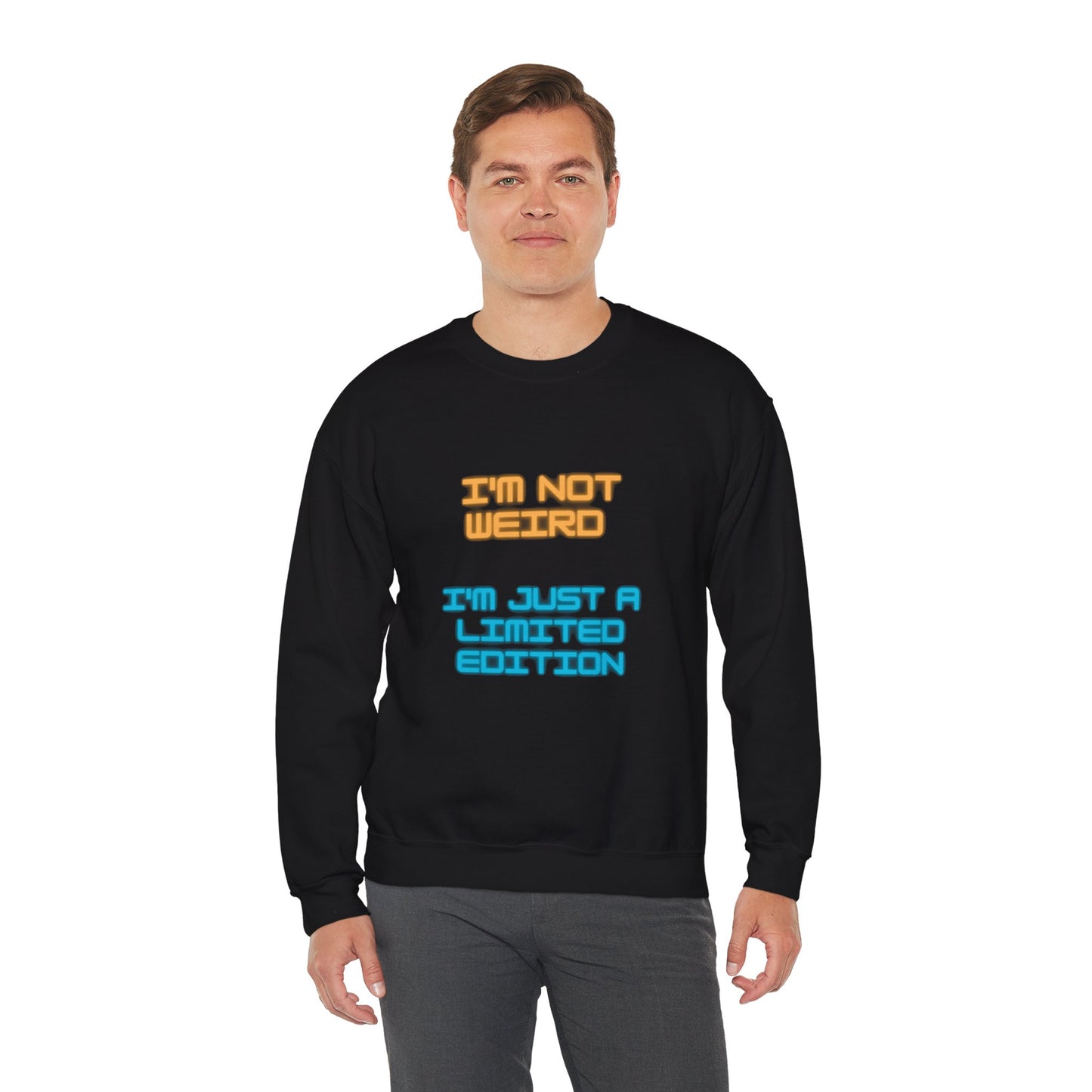 Unisex Heavy Blend™ Crewneck Sweatshirt "I'm not weird I'm just a limited edition"