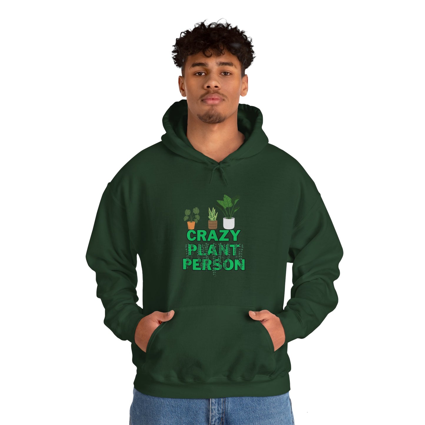 Unisex Heavy Blend™ Hooded Sweatshirt "Crazy plant Person"