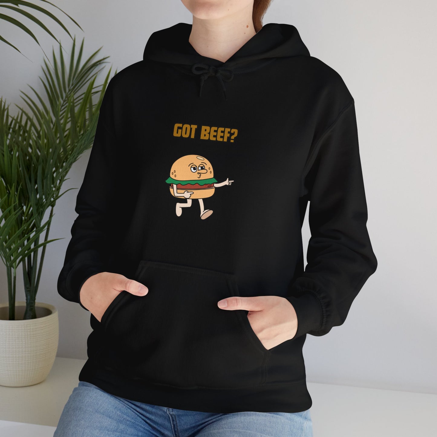 Unisex Heavy Blend™ Hooded Sweatshirt "Got Beef?"