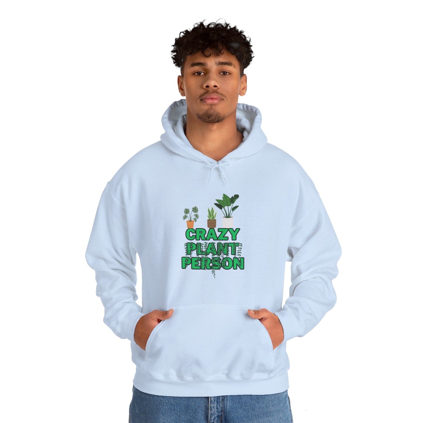 Unisex Heavy Blend™ Hooded Sweatshirt "Crazy plant Person"