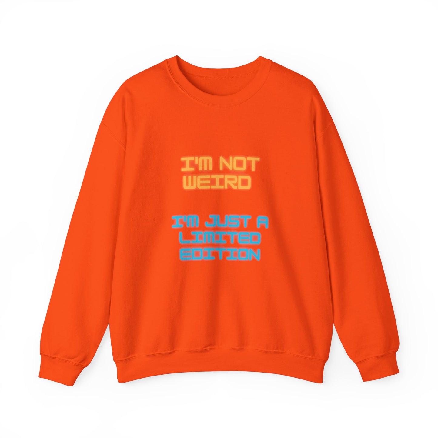 Unisex Heavy Blend™ Crewneck Sweatshirt "I'm not weird I'm just a limited edition"